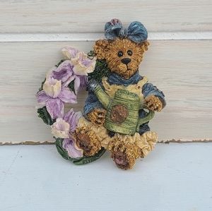 Boyd's Bears & Friends BEARWEAR Collection Pin Brooch Watering Can Iris